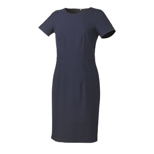 ROBE DE SERVICE FEMME MARINE HONGKONG 62% POLYESTER 34% VISCOSE 4% ELASTHANNE