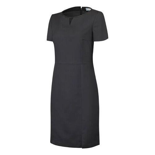 ROBE ENCOLURE ARRONDIE 90cm POLY/VISCOSE NOIR R&eacute;f : 5K005738/110