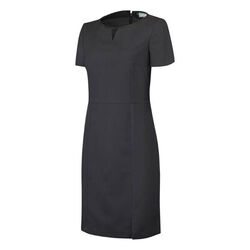 ROBE ENCOLURE ARRONDIE 90cm POLY/VISCOSE NOIR R&eacute;f : 5K005738/110