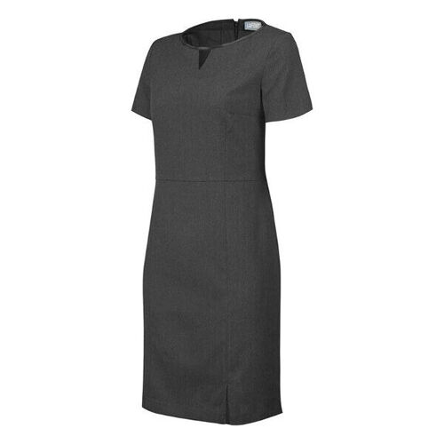 ROBE ENCOLURE ARRONDIE 90cm POLY/VISCOSE GRIS R&eacute;f : 5K005738/144