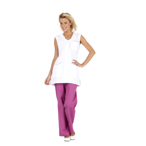 TUNIQUE LAURIE SM PC BLANC LONG 80CM