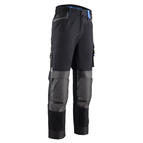 PANTALON TELICA NOIR/BLEU POLYESTER/COTON/ELAST 250GR REF.5TLP010