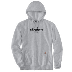 SWEAT-SHIRT A CAPUCHE GRAPHIQUE L&Eacute;GER AVEC LOGO 60/40 CP REF.105569/106655