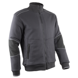 SWEAT SHIRT SHERPA RAKOUN ANTHRACITE FULL ZIP COTON/POLY 300GR REF.5RAK