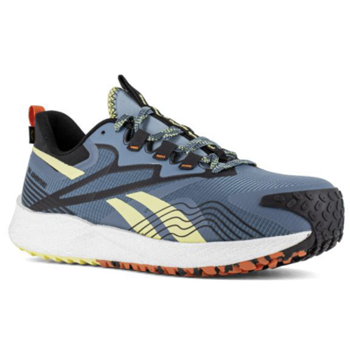 CHAUSSURES DE SECU BASSE BLEU/JAUNE COMPOSITE EN MICROFIBRE S1P REF.IB3611