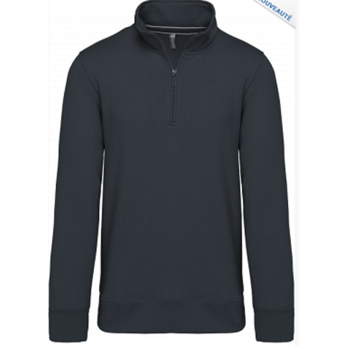 SWEAT-SHIRT COL ZIPEE CP 300GR REF.K487 + LOGO ALSTOM