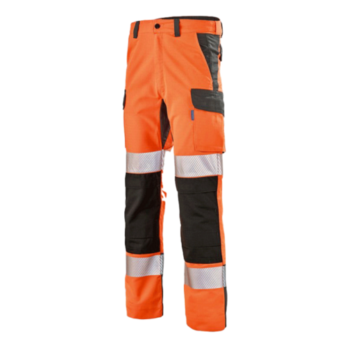 PANTALON FLUO ADVANCED ORANGE FLUO / GRIS CHARCOAL - 9B308795 2227
