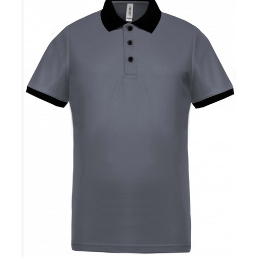 POLO HOMME MAILLE PIQUEE 180GR  MC POLYESTER COOL PLUS REF PA489