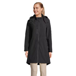 MANTEAU LONG SOFTSHELL FEMME POLYESTER RECYCLE/ELASTHANNE REF.03794