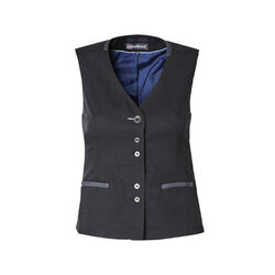 GILET DE SERVICE NOIR FEMME  FIT N BLUE 100%POLYESTER REF.0209