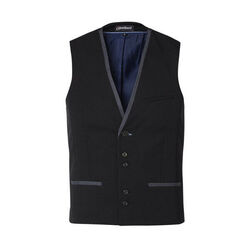 GILET DE SERVICE NOIR HOMME FIT N BLUE 100%POLYESTER REF.0206
