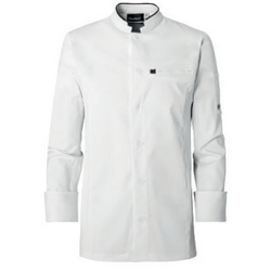 VESTE DE CUISINE HOMME ML CRUSH POLY/COTON STRETCH 195GR REF.0895