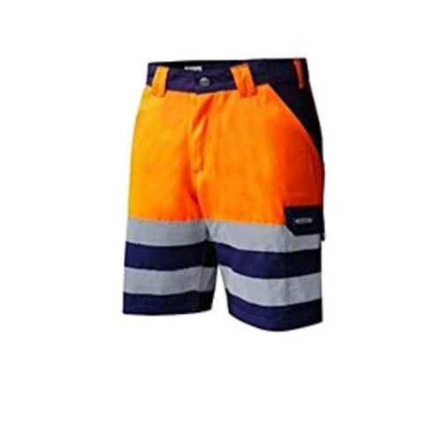SHORT DE TRAVAIL HV MARINE/ORANGE VENNA