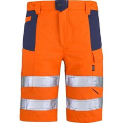 BERMUDA HV DIGGER 70% POLYESTER 30% COTON 210GR ORANGE MARINE 1HVNB3