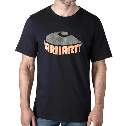 T SHIRT MC GRAPHIC LOGO POITRINE 100% COTON 230GR REF.106155