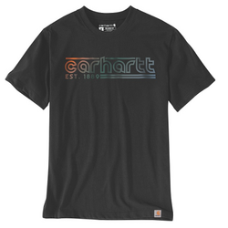 T SHIRT LOGO GRAPHITE POITRINE 170GR COTON/POLY REF.106538