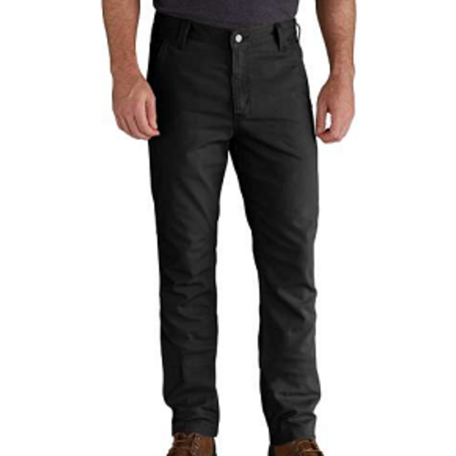PANTALON NOIR COUPE DROITE RIGBY COTON/ELASTH REF.102821
