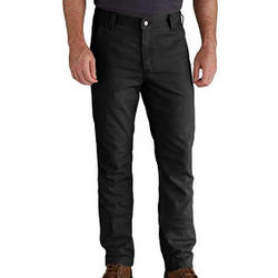 PANTALON NOIR COUPE DROITE RIGBY COTON/ELASTH REF.102821