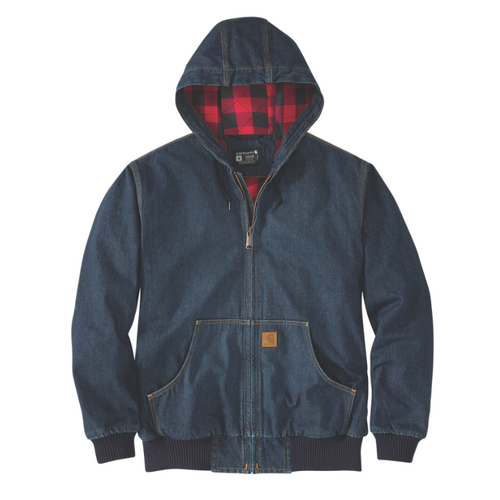 BLOUSON A CAPUCHE DENIM 100% COTON REF.106976
