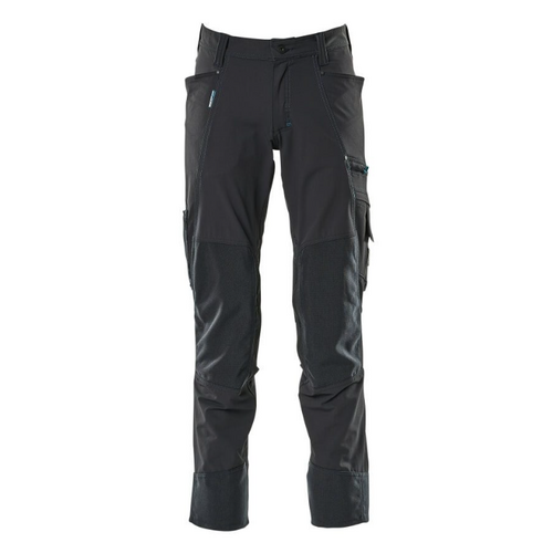 PANTALON MARINE AVEC POCHES GENOUILLERES POLYAMIDE/ELAS 235GR REF.17179-311