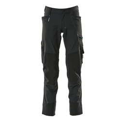 PANTALON NOIR AVEC POCHES GENOUILLERES POLYAMIDE/ELAS 235GR REF.17179-311 PANTALON NOIR AVEC POCHES GENOUILLERES POLYAMIDE/ELAS 235GR REF.17179-311