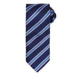 CRAVATE RAYEE WAFFLE MARINE/ROYAL BLUE REF PR783