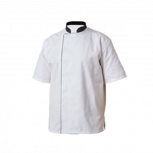 VESTE DE CUISINE MIXTE MC VALIN BLANC/ROUGE 200GR