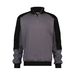 SWEAT BI-COLORE GRIS/NOIR BASIEL