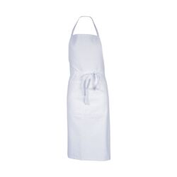 TABLIER A BAVETTE COTON BLANC PISE CMA FORMATION