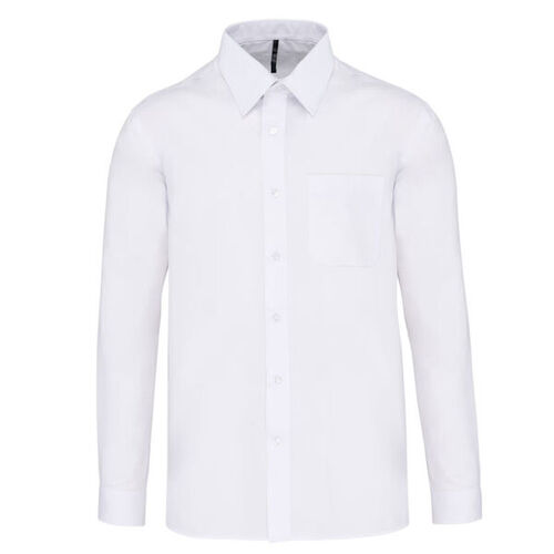 CHEMISE KARIBAN HOMME JOFFREY ML PC 65/35 R&eacute;f.K545