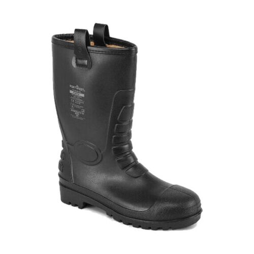 BOTTE DE SECURITE NEPTUNE NOIR FOURREE  PVC/NITRIL S5 REF.FW75
